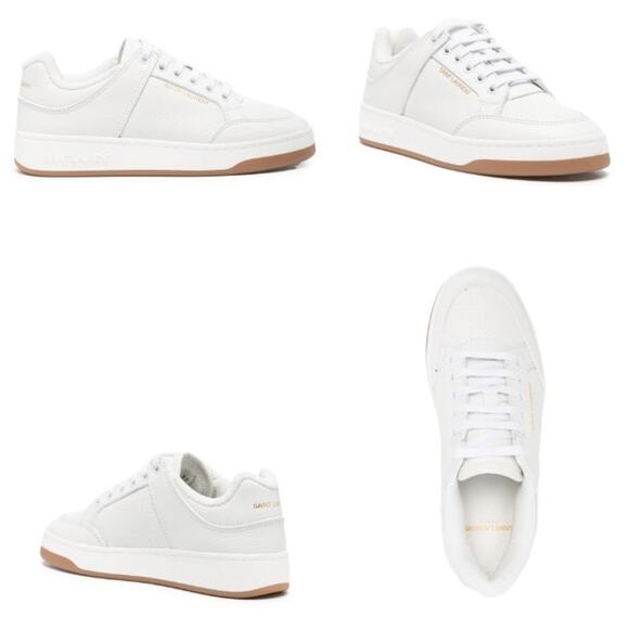 Yves Saint Laurent SL/61 Low Top Leather Sneakers YSL 41 US 11 Floor Sample $875 - Picture 1 of 12